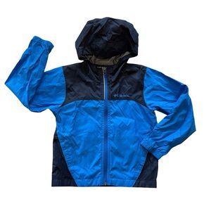 Columbia Rain Wind Jacket Raincoat Windbreaker hooded waterproof Size XXS(4/5)